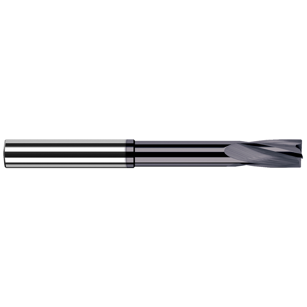 Picture of Harvey Tool 2558M .3150 D x 2.500 RCH Flat End C-BoreCounter Bore Carbide AlTiN Single End Square Sharp